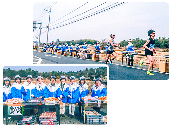 そうじゃ吉備路マラソン大会へ協力
