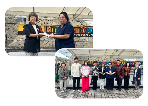 インターナショナルへ贈呈式