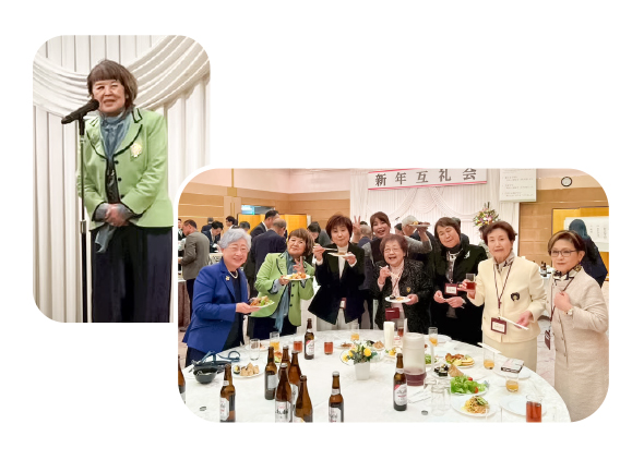総社市内７クラブ新年互礼会（サントピア岡山総社）